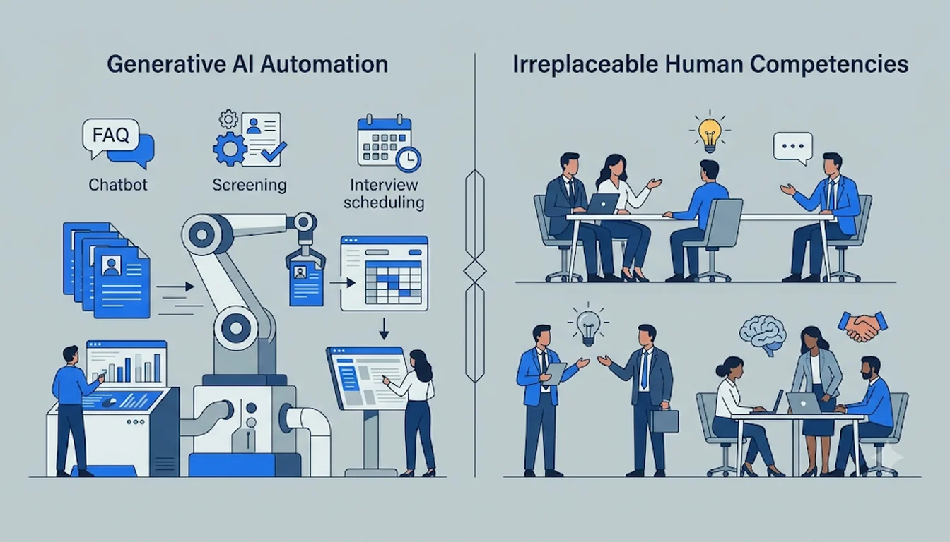 Qué automatiza la IA generativa en RR.HH. (y qué competencias humanas siguen siendo irreemplazables) — Obrii Consulting